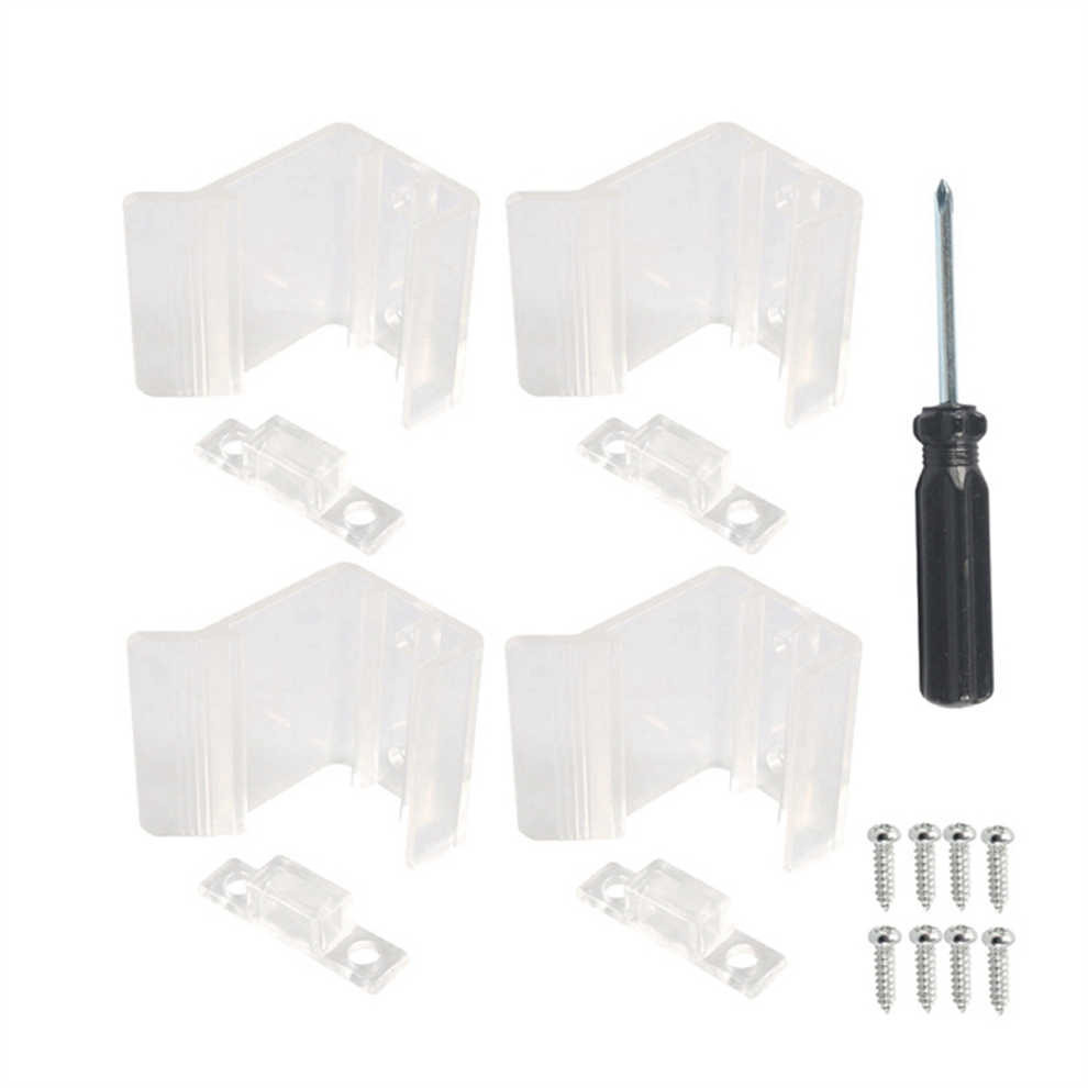 4Pcs Rv Sliding Mirror Door Latch,Universal Sliding Mirror Door Catch 4713432400107