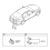 Luce targa auto SINISTRA E DESTRA per Hyundai Genesis 1