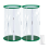 2 peças de mini estufa de PVC, 23,6 x 11,8 polegadas, capa para mini estufa de plantas 1