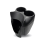 Til Fiat 500 2007-2015 ABS Sort bil Centralstyring Vandkopholder 4