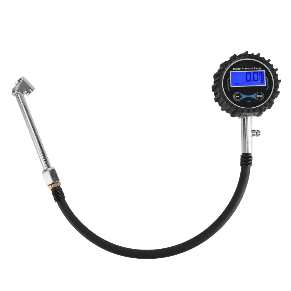 3Â200Psi Tire Inflator Digital Pressure Gauge Lcd 9121376587962