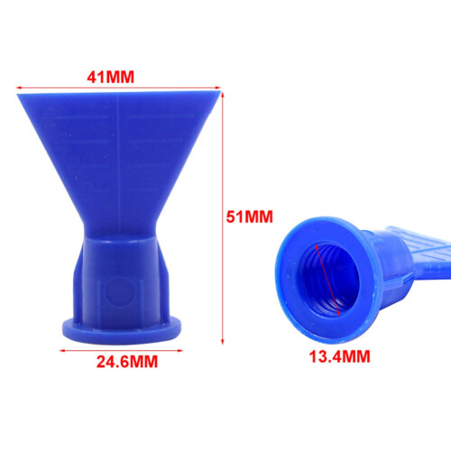 Αξεσουάρ Wavy Silicone Cone Caulk Flat ακροφύσιο 5 τεμαχίων 2
