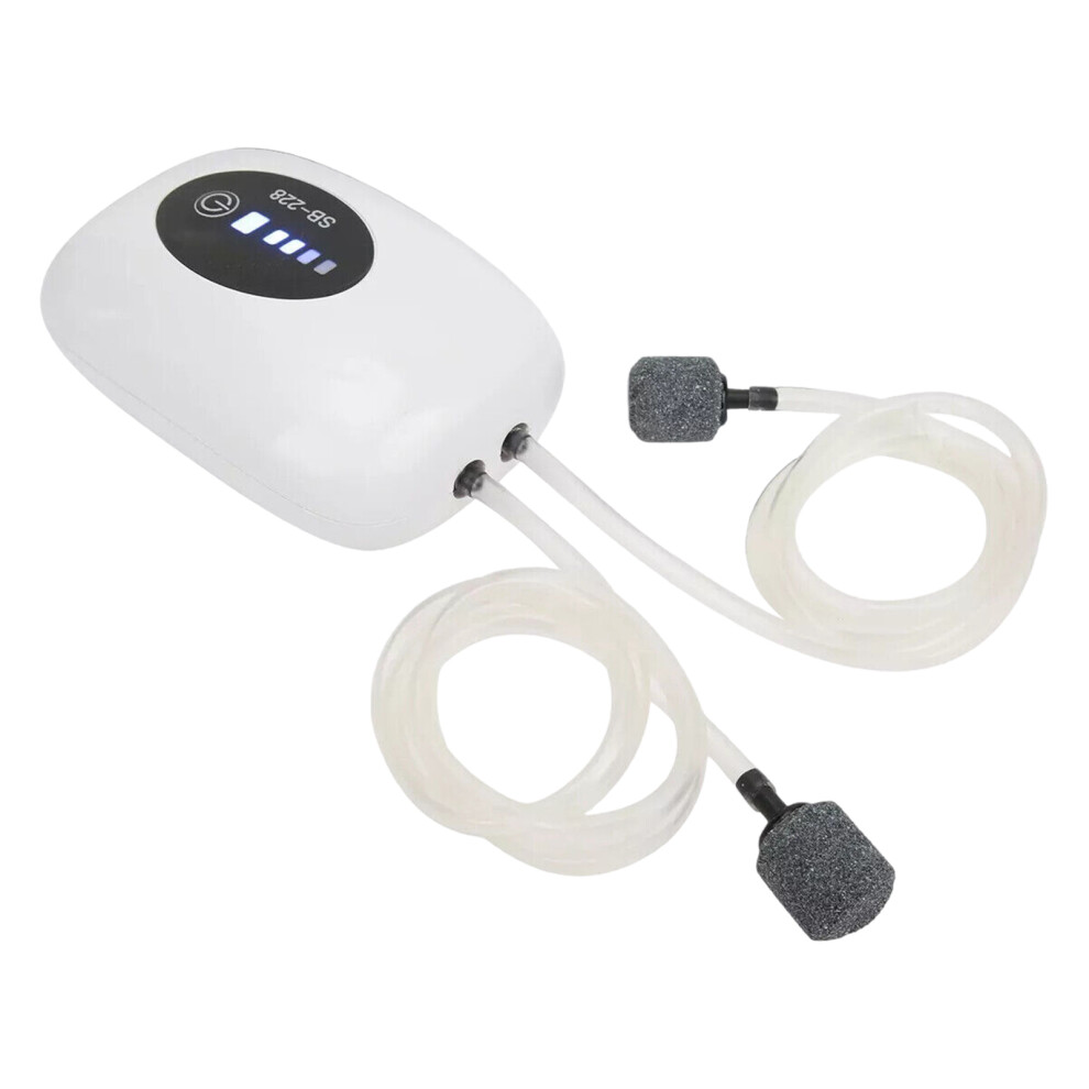 Aquarium Fish Tank Air Pump Rechargeable For Various Power Sources
