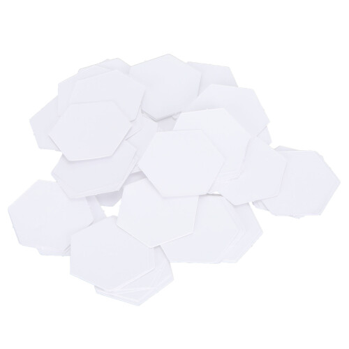 Craft 16mm Hex Patchwork Paper Templates for DIY Quilting Projects 100 Pcs 1
