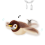 Interactive Chirping Bird Cat Toy Flapping Wings Bird 1