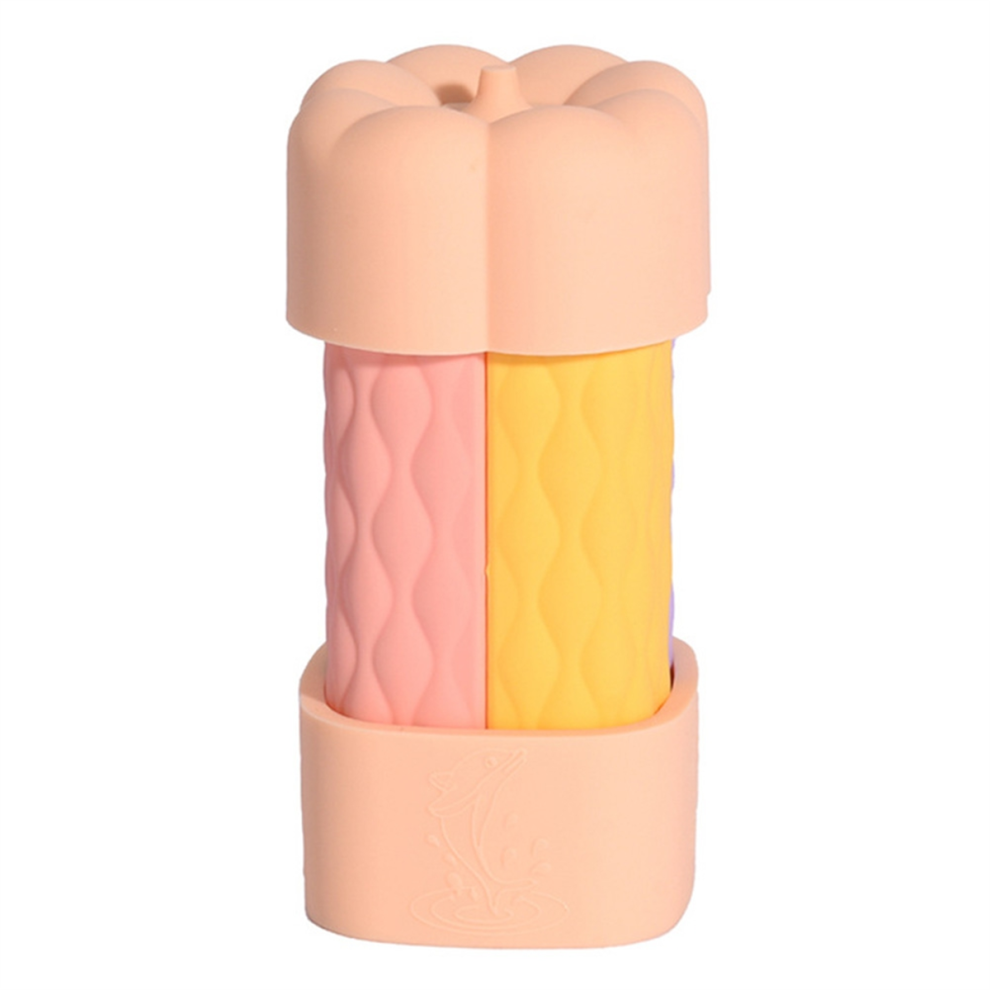 4pcs Portable Silicone Leak Proof Bottle Set for Lotion Light Pink-image-OPC-PJ7XJPN-NEW