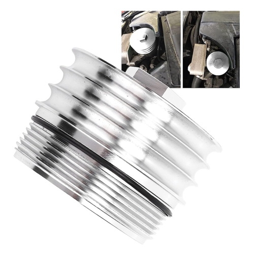 Oliefilterhus, filterhus, smedet, CNC aluminiumslegering, til BMW 2
