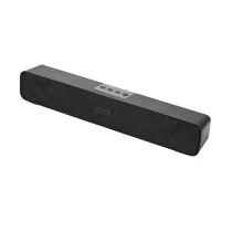 Bluetooth 5.0 Wireless TV Soundbar Speaker 3D Sound Bar Home Subwoofer Black