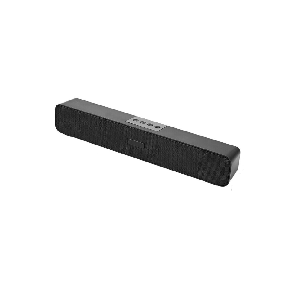 Bluetooth 5.0 Wireless Tv Soundbar Speaker 3D Sound Bar Home Subwoofer Black 313035494455