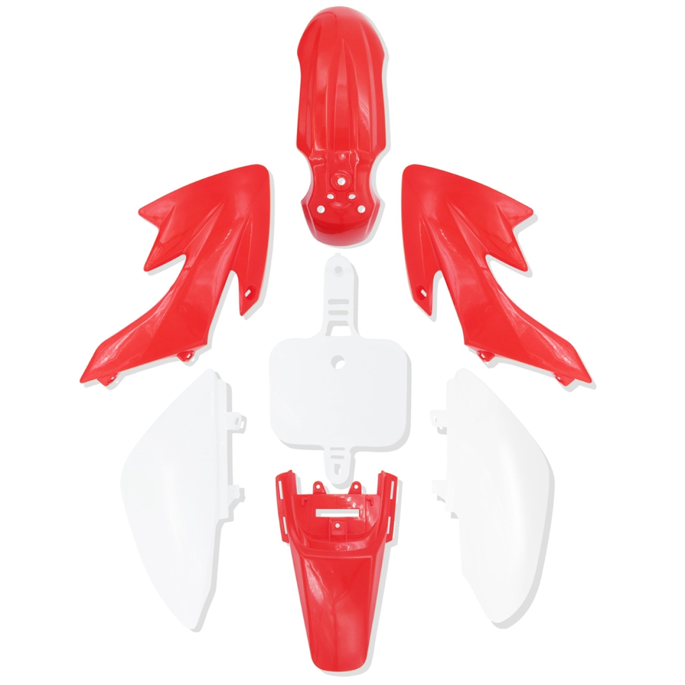 CRF50 Plastics Kit Pit Bike Parts Fairings Fenders Red+White-image-OPC-PJ7XKDF-NEW