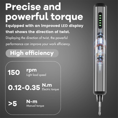 Mini Electric Screwdriver, 68 in 1 Precision Electric Screwdriver 2