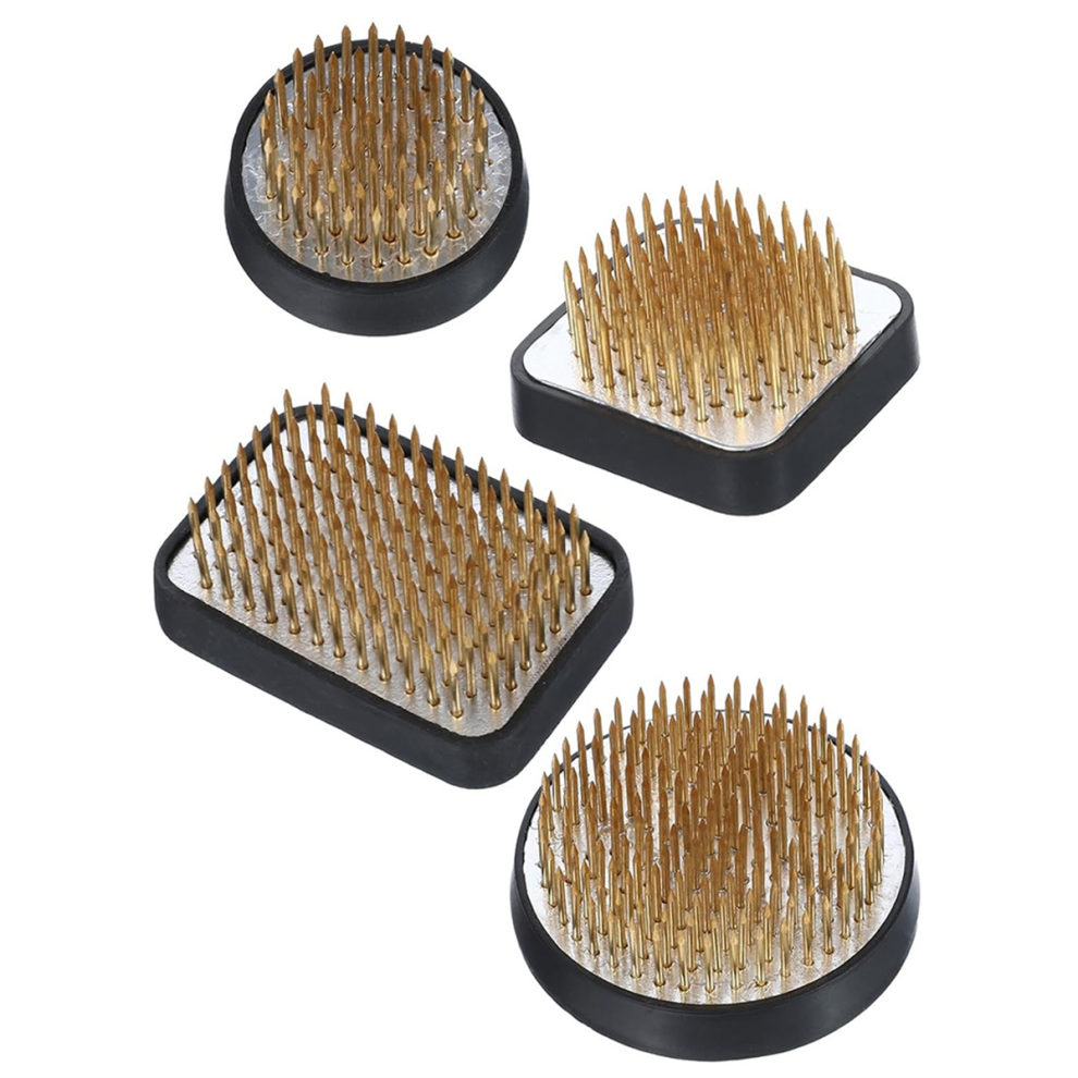 4-Delige Japanse Ikebana Kenzan-Set Voor Bloemschikken-image