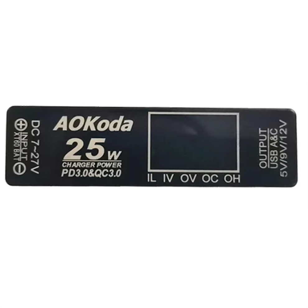 Aokoda Xt60 To Pd3.0 Lipo Battery Quick Charger For Smartphone Tablet 4713733638865