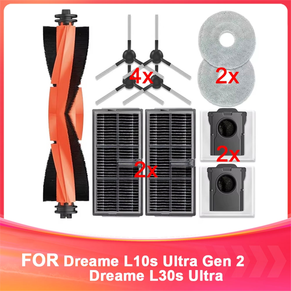 Repuestos Para Dreame L10S Ultra Gen 2, Rodillo Principal, Cepillo Lateral, Filtro-image