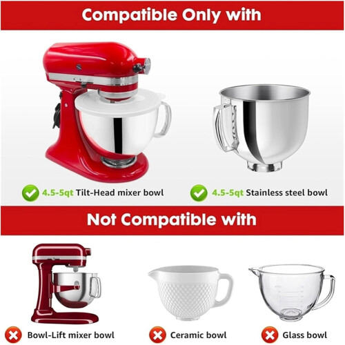 Για μίξερ βάσης Kitchenaid Quart με κλίση, ασφαλές προστατευτικό χύτευσης 1