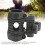 25mm Plastic Helmet Flashlight Mount Clip - Army Green, Lightweight 13