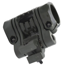 25mm Plastic Helmet Flashlight Mount Clip - Army Green, Lightweight