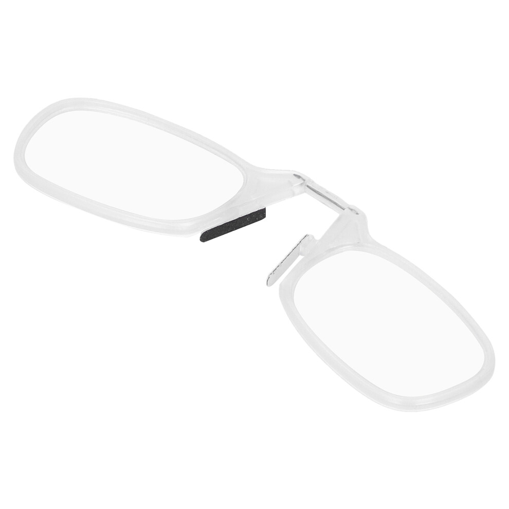 Blue Light Blocking Pince-Nez Reading Glasses +300 Transparent For Elderly