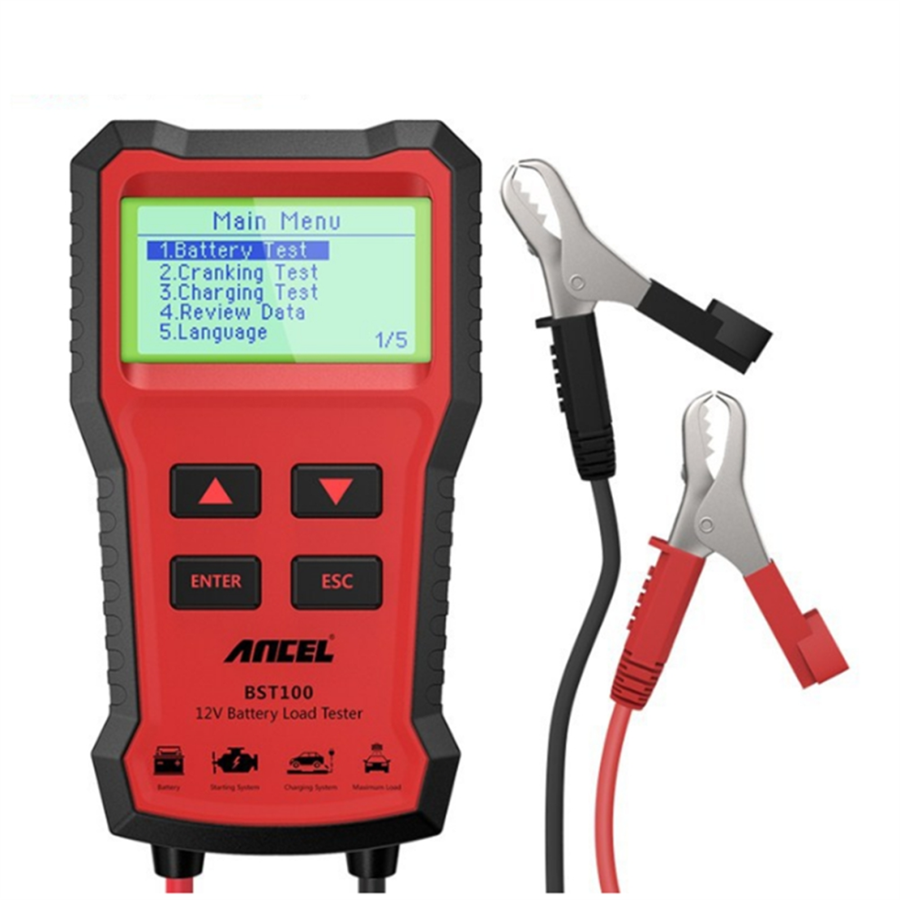ANCEL BST100 Car Battery Tester for Car Cranking Charging Test