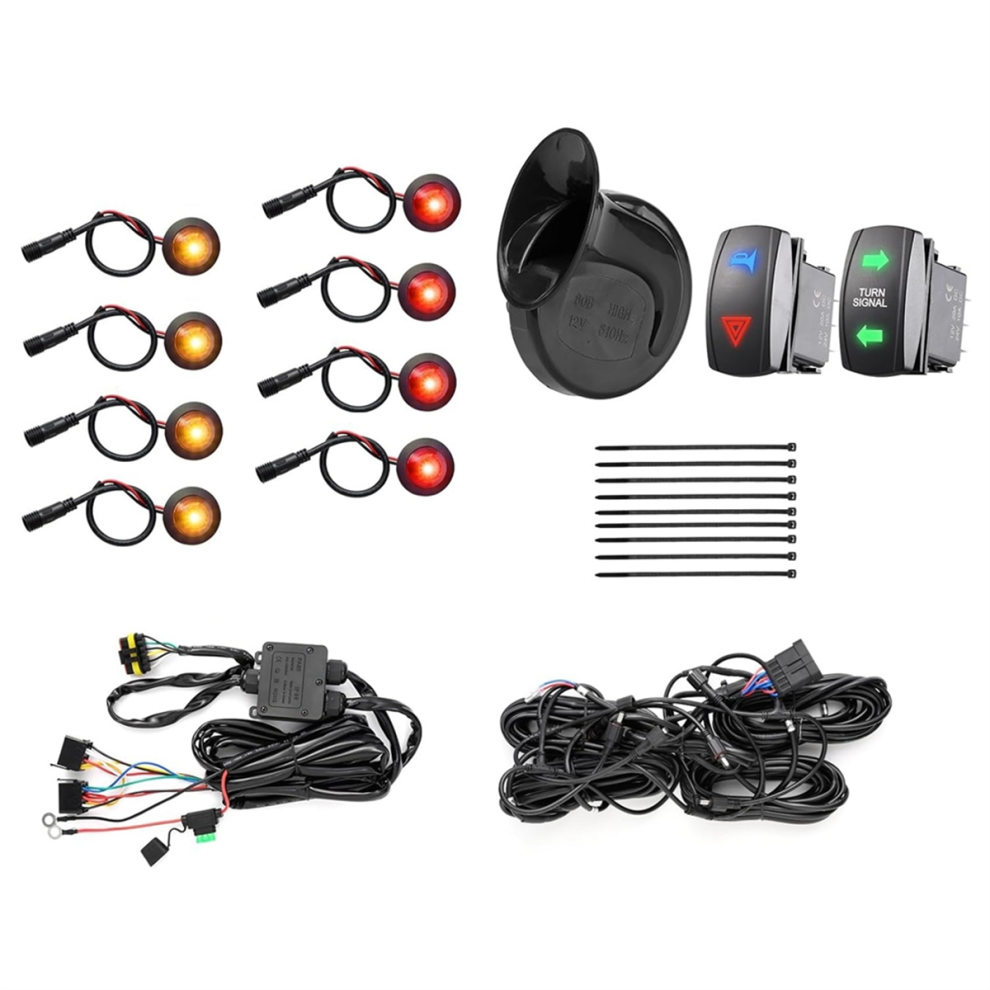 Utv Atv Turn Signal Kit With Rocker Switch 4713733659907