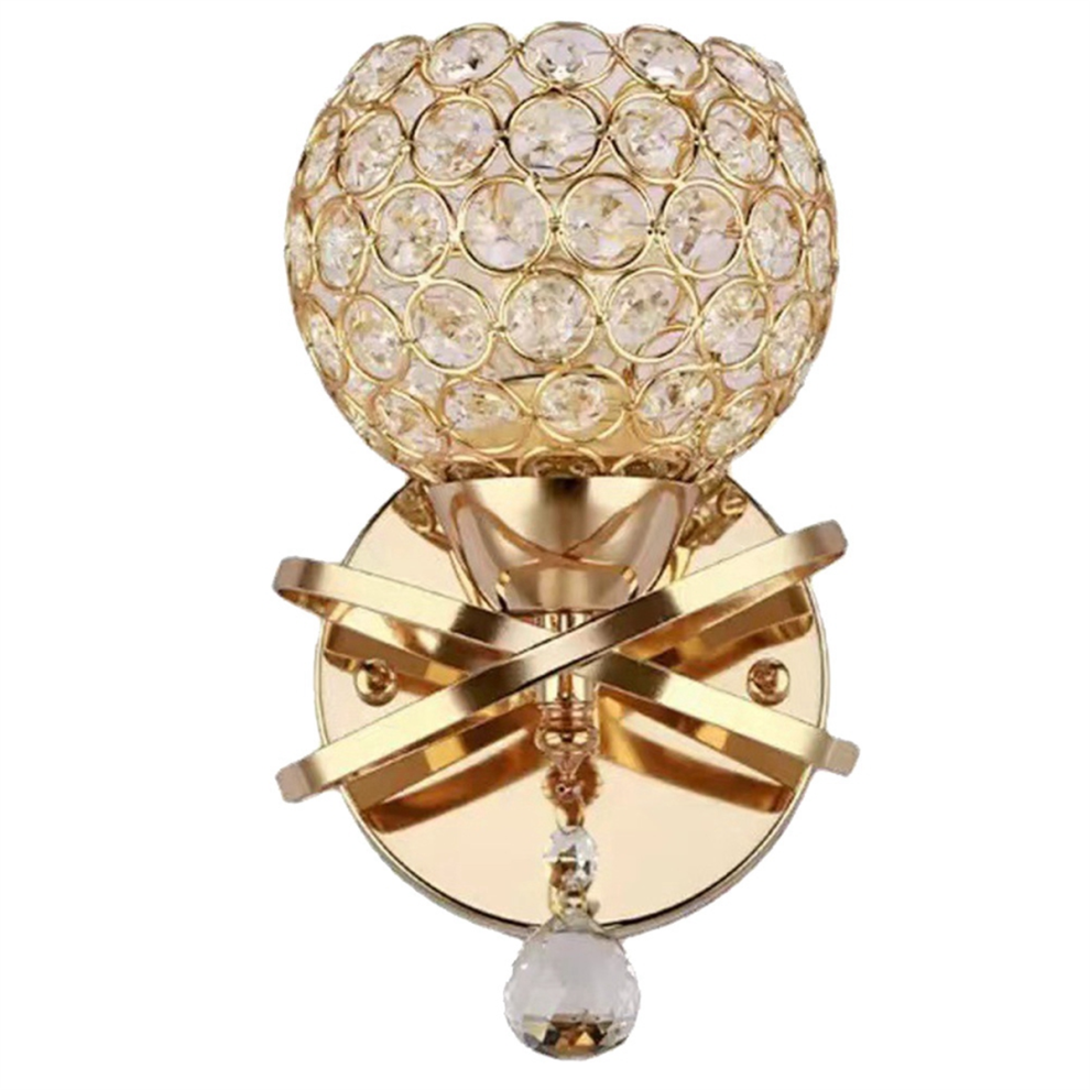 Lampada Da Parete In Cristallo Per Scale E Corridoi, Luce Per Corridoio E Camera Da Letto-image
