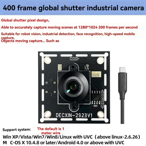 Telecamera USB3.0 1.3MP 8mm Global Shutter per Win/Linux/Android 1
