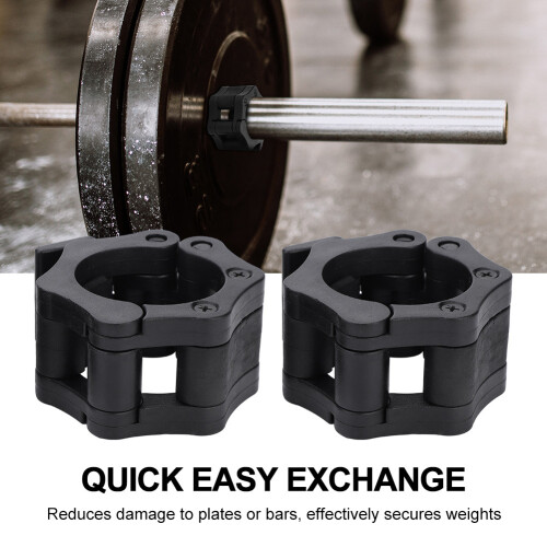 50mm Spinlock Collars Barbell Dumbell Clip Clamp 2