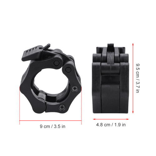 50mm Spinlock Collars Barbell Dumbell Clip Clamp 1