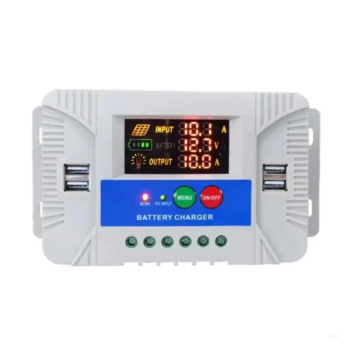 PWM solcelleregulator Adaptiv solcelleregulator med display, A