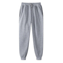 (L,Gray)Lebanghui Men's Pants Pants Sweatpants Hip-hop Pants Legging Padded Casual Pants