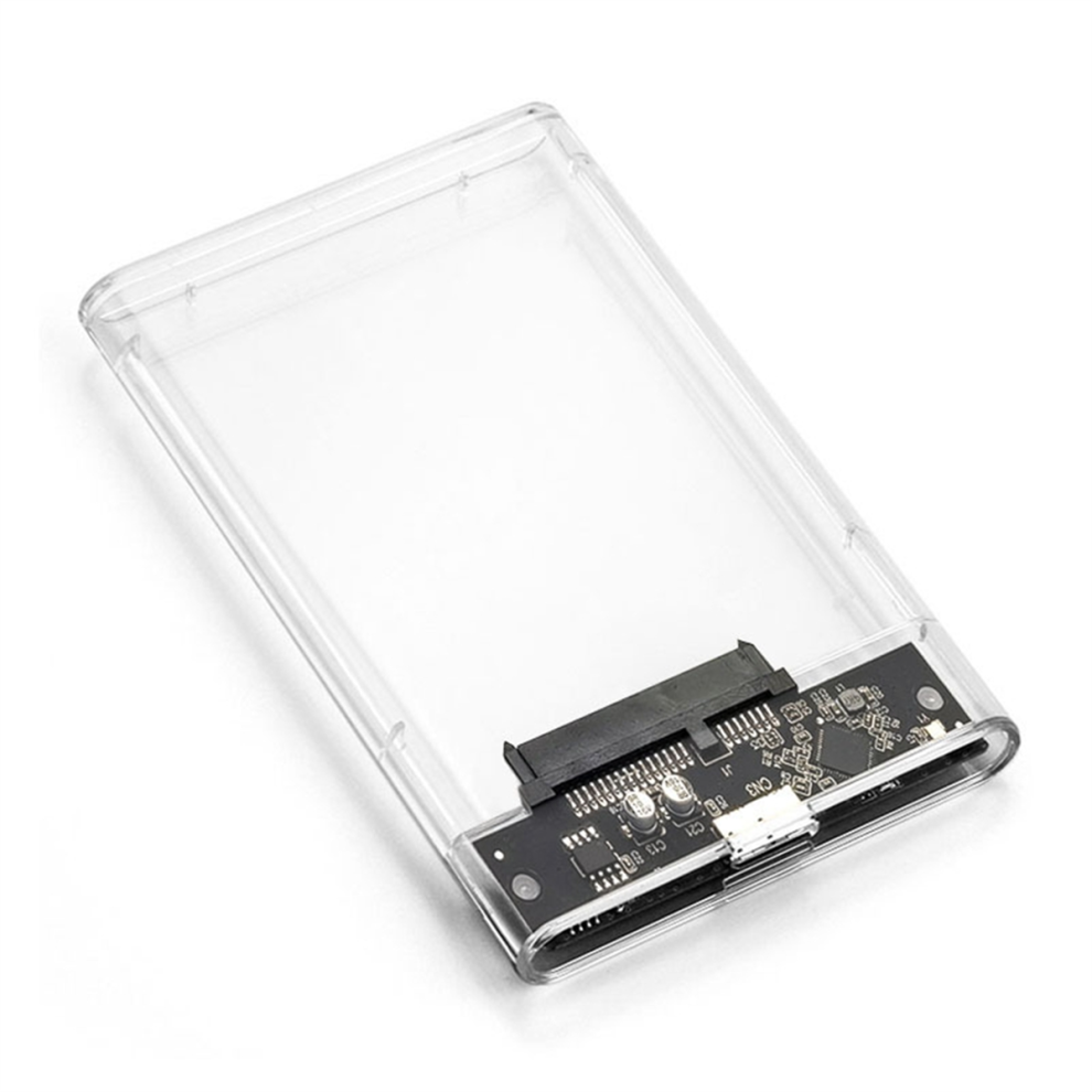 Usb 3.0 Hdd Enclosure, 2.5 Inch Sata Ssd Case, Clear Hard Disk Box. 4713733682653