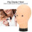 Mannequin Head for Makeup Training Bald Black Base Wig Display No Makeup 3