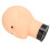 Mannequin Head for Makeup Training Bald Black Base Wig Display No Makeup 15