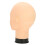 Mannequin Head for Makeup Training Bald Black Base Wig Display No Makeup 7