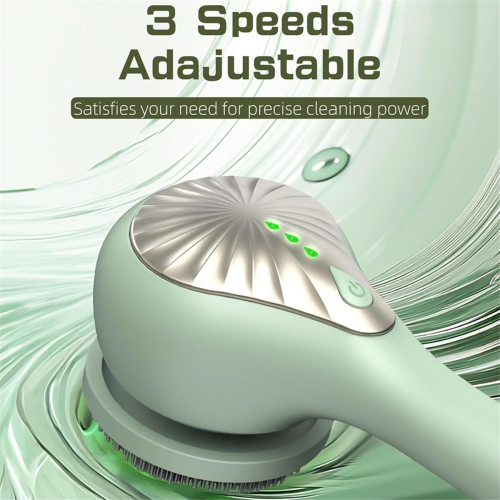 Cepillo corporal eléctrico Cepillo de baño automático Recargable por USB, B 2