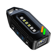 Multifunktionel Mini COB Nøgleringslampe USB Opladnings Nødlamper