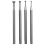 6Pcs Open Mouth Cup Burr - Jewelry Setting Cup Burs Wire Rounder Bits 5