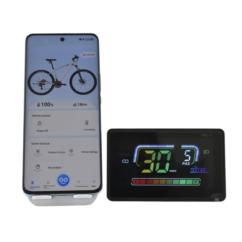 H6C-2 Ηλεκτρικό Ποδήλατο Bluetooth Οθόνη LCD Μετρητής Ταχύμετρου Σκούτερ 5PIN 2