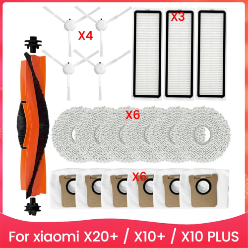 Kit 4 Spazzole Laterali Per Roomba 500/600/700/800/900 – Setole In Nylon, Compatibili Con Serie 675, 692, 694, 980 E 960