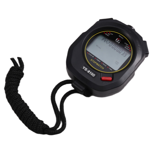 YS Timer Stopwatch Chronograaf Training Digitale Chronometers Zwart 1