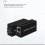 Mini fiberoptisk switch, 1000/100 Mbp SFP konverter, transceiver 2
