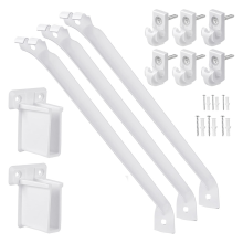 12 Inch Wire Shelf Brackets Set,Suitability for Wardrobe