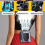 USB Rechargeable Waist Clip Fan with LED Light 2