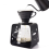 Kaffedrypholder, sort metaldrypholder til kaffeudtrækning 3