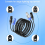 Καλώδιο επέκτασης DMX512 6,6 FT, για φωτισμό σκηνής, συναυλίες, εκδηλώσεις 2