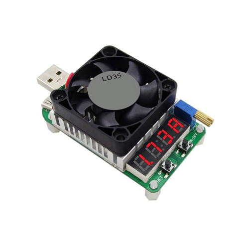 USB elektronische belastingtester, verstelbare weerstand met ventilator LD35