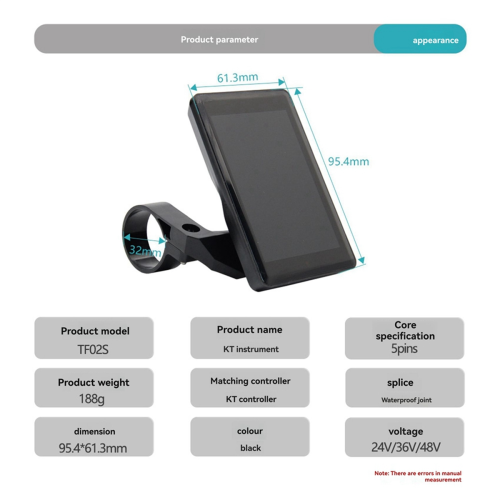 Οθόνη Ebike Αδιάβροχο Plug Ηλεκτρικό Ποδήλατο Ευφυής Έλεγχος 1