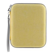 Tarjetero con cremallera, 80 compartimentos para tarjetas Yoto, color amarillo