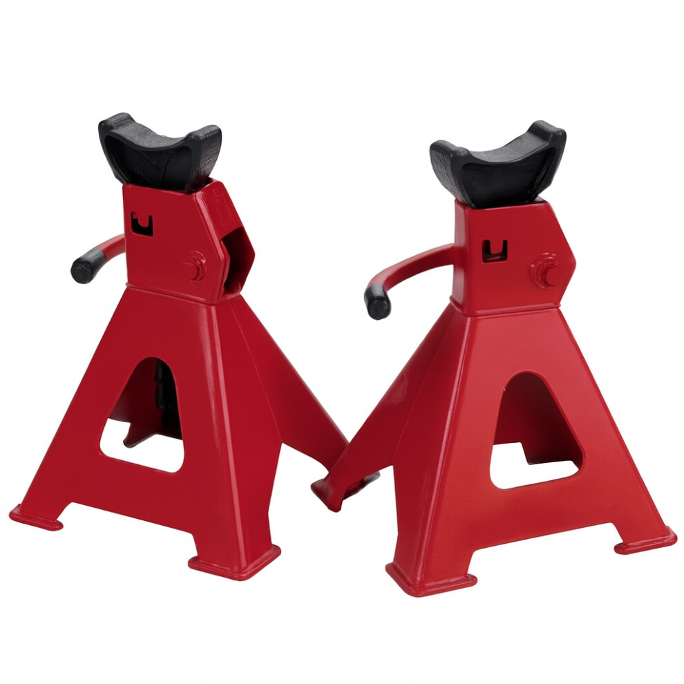 (3 Ton) Heavy Duty Axle Jack Stands (Garage Car Caravan)-image-OPC-PHXHMVW-NEW