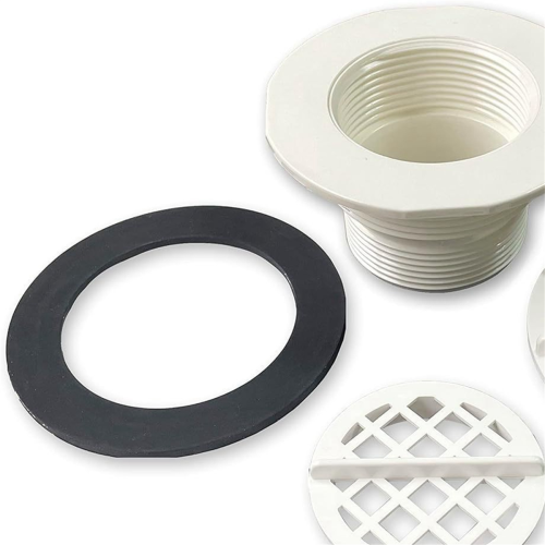 Threaded Inlet Strainer Kit Include Rubber Washer and Strainer Nut 2